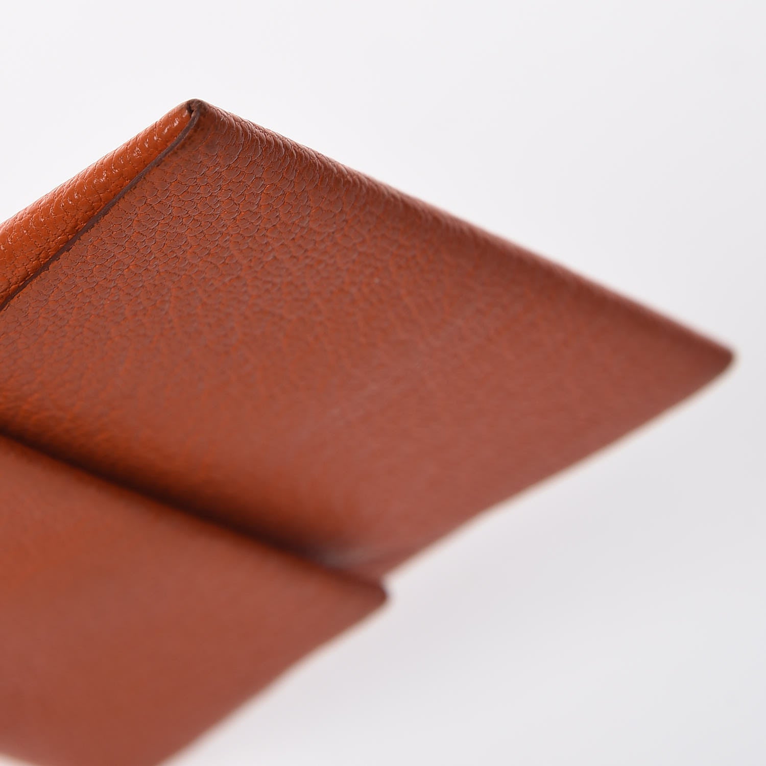Hermes Chevre Mysore Bastia Coin Purse Feu 11 of 12
