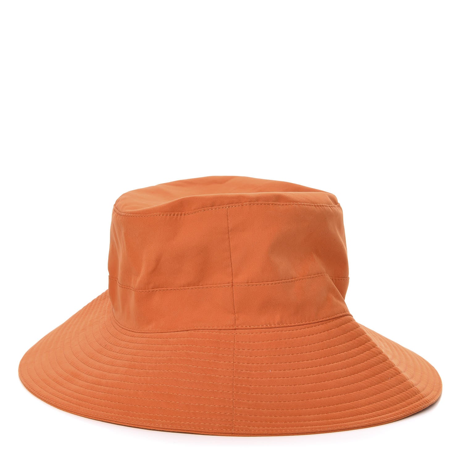 Hermes Polyester Nylon Bucket Hat 56 Orange 1 of 7