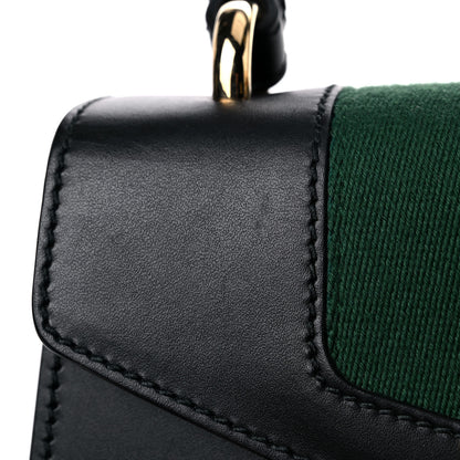 Gucci Calfskin Mini Sylvie Top Handle Bag Black 19 of 21