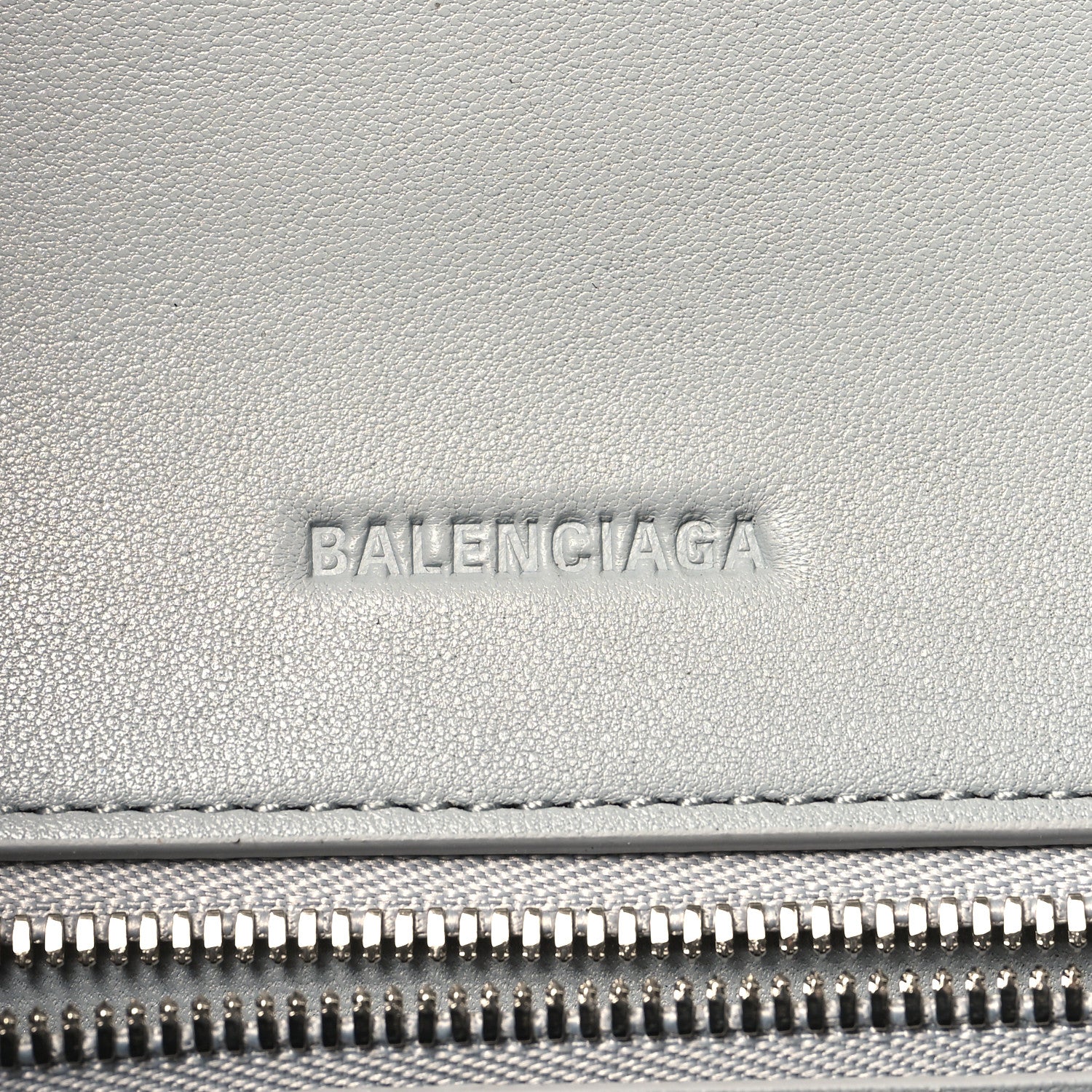 Balenciaga Faux Calfskin Fabric Small Sneakerhead Top Handle Bag Blue Grey 6 of 11