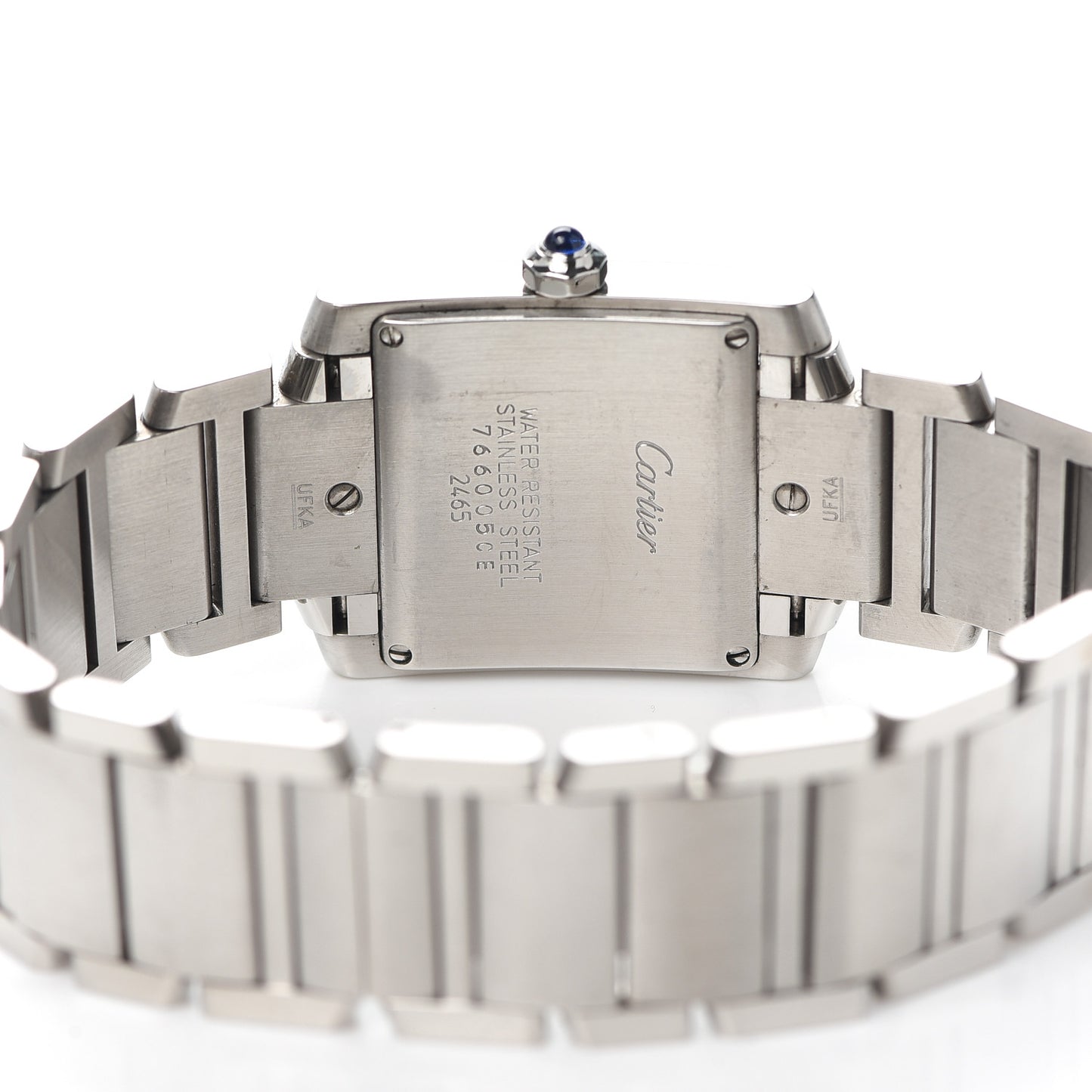 Stainless Steel 25mm Tank Francaise Quartz Watch