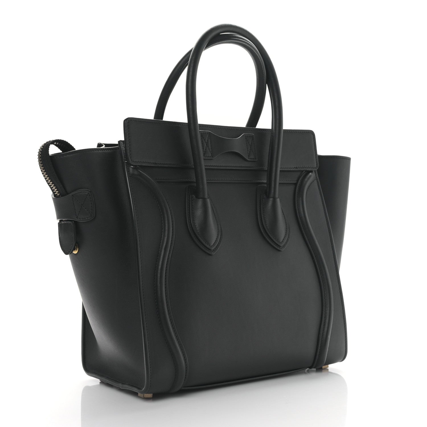 Celine Smooth Calfskin Micro Luggage Black 3 of 8