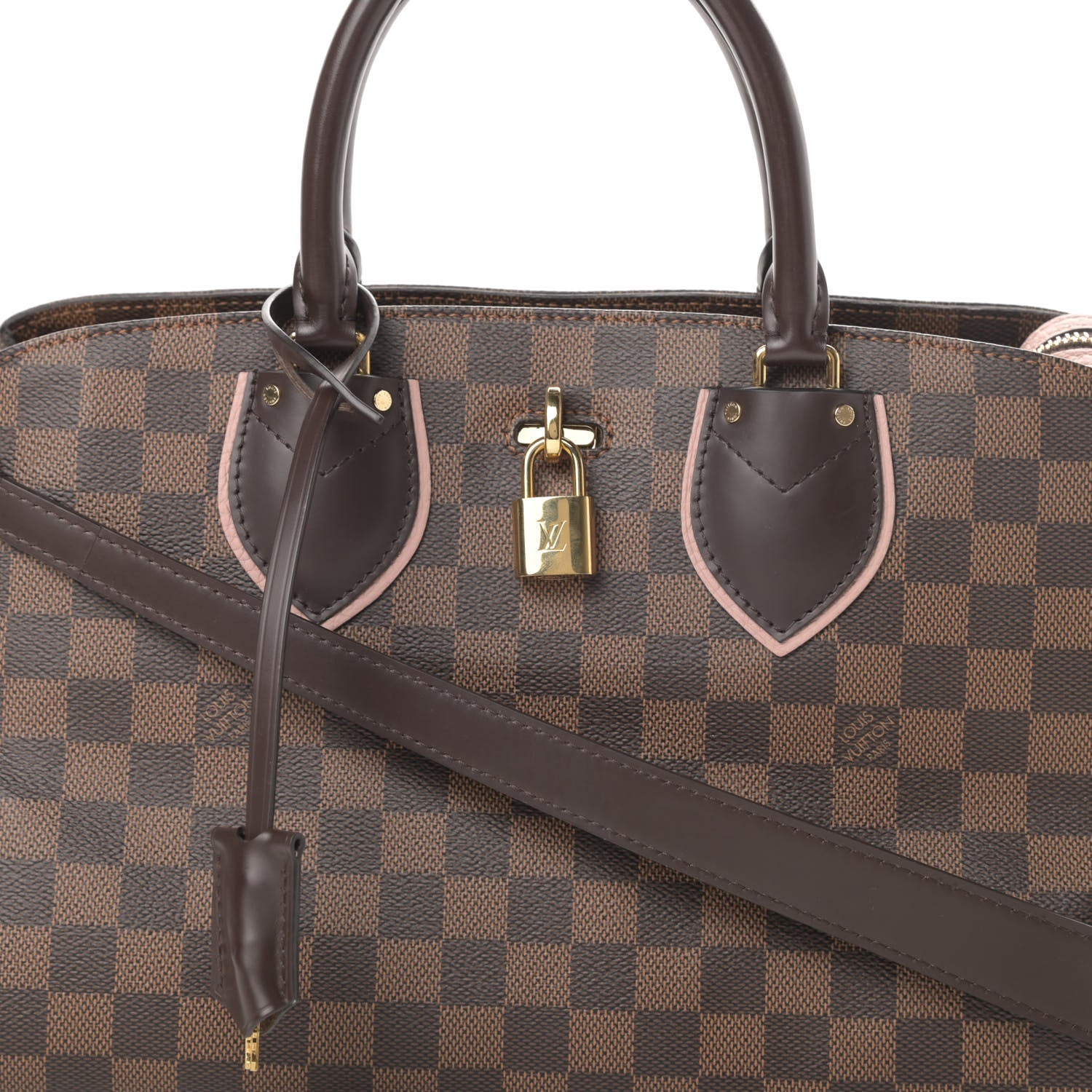 Louis Vuitton Cuir Taurillon Damier Ebene Normandy Magnolia 9 of 13