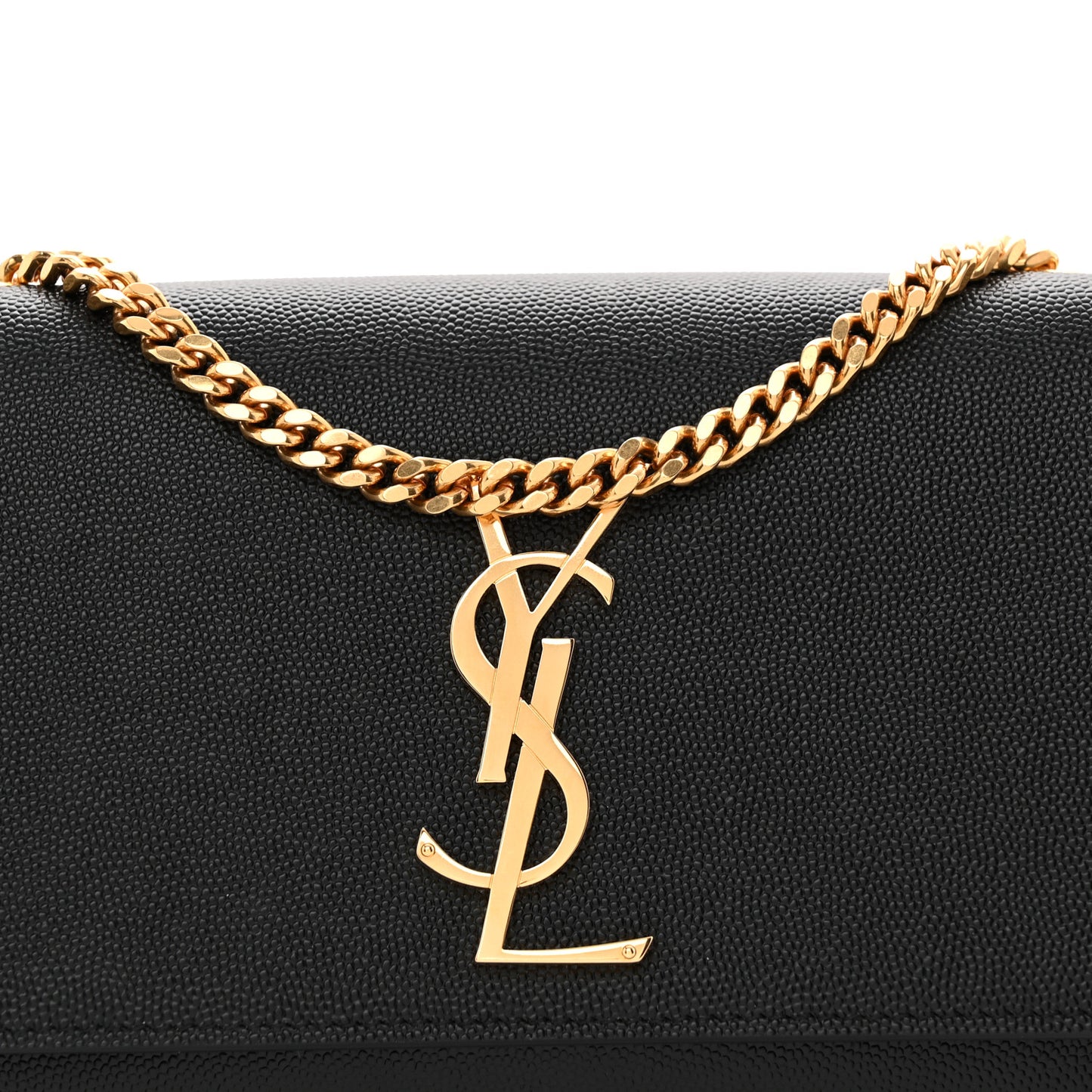 Grain De Poudre Small Monogram Kate Satchel Black