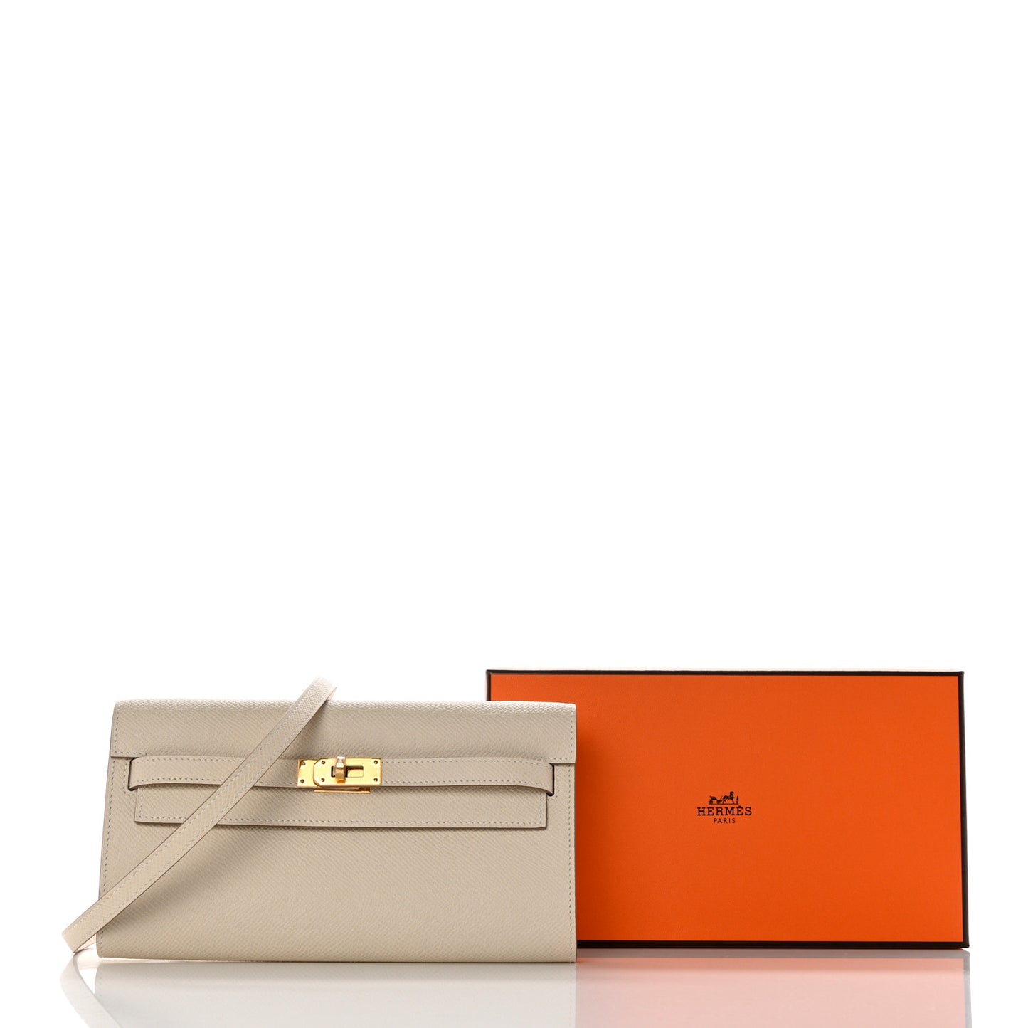 Epsom Kelly Wallet To Go Craie