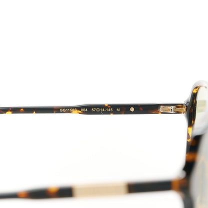 Gucci Acetate Aviator Sunglasses GG1156S Tortoise 5 of 8