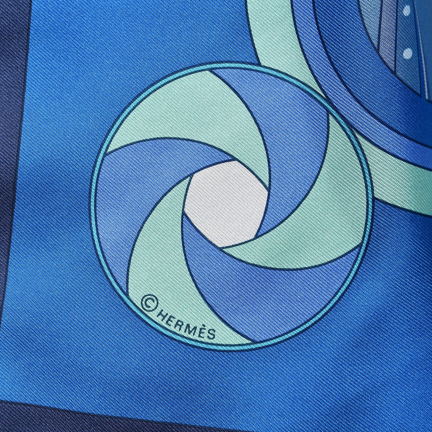 Hermes Silk Sequences Scarf 90 5 of 6