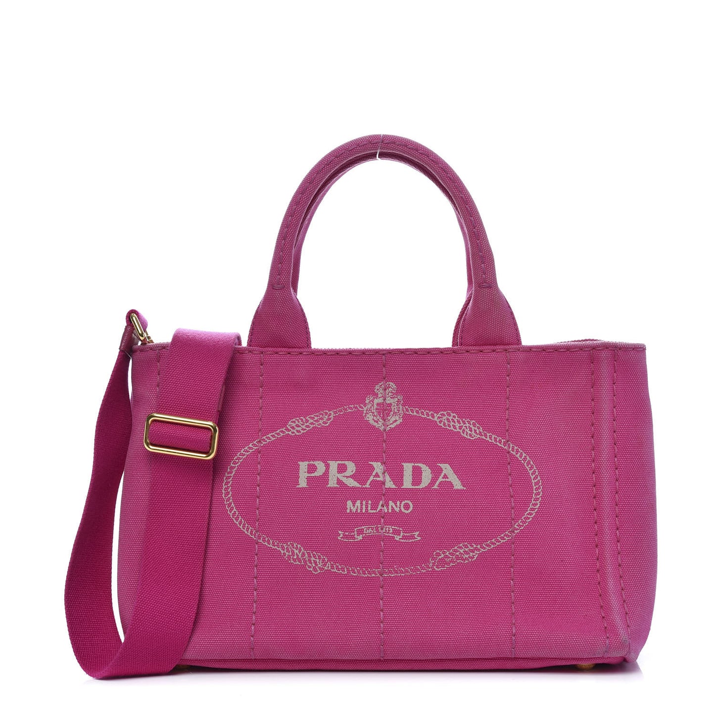 Canapa Small Logo Tote Fuxia