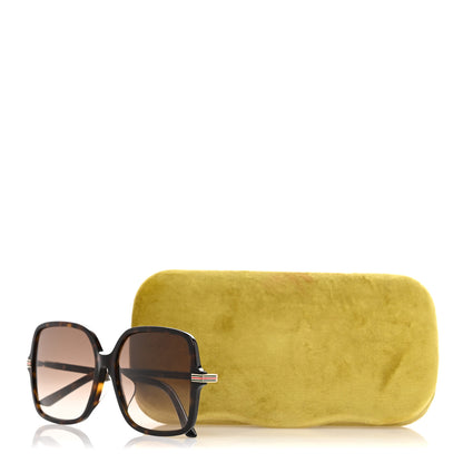 Gucci Acetate Square Frame Web Sunglasses GG1448SA Tortoise 9 of 9