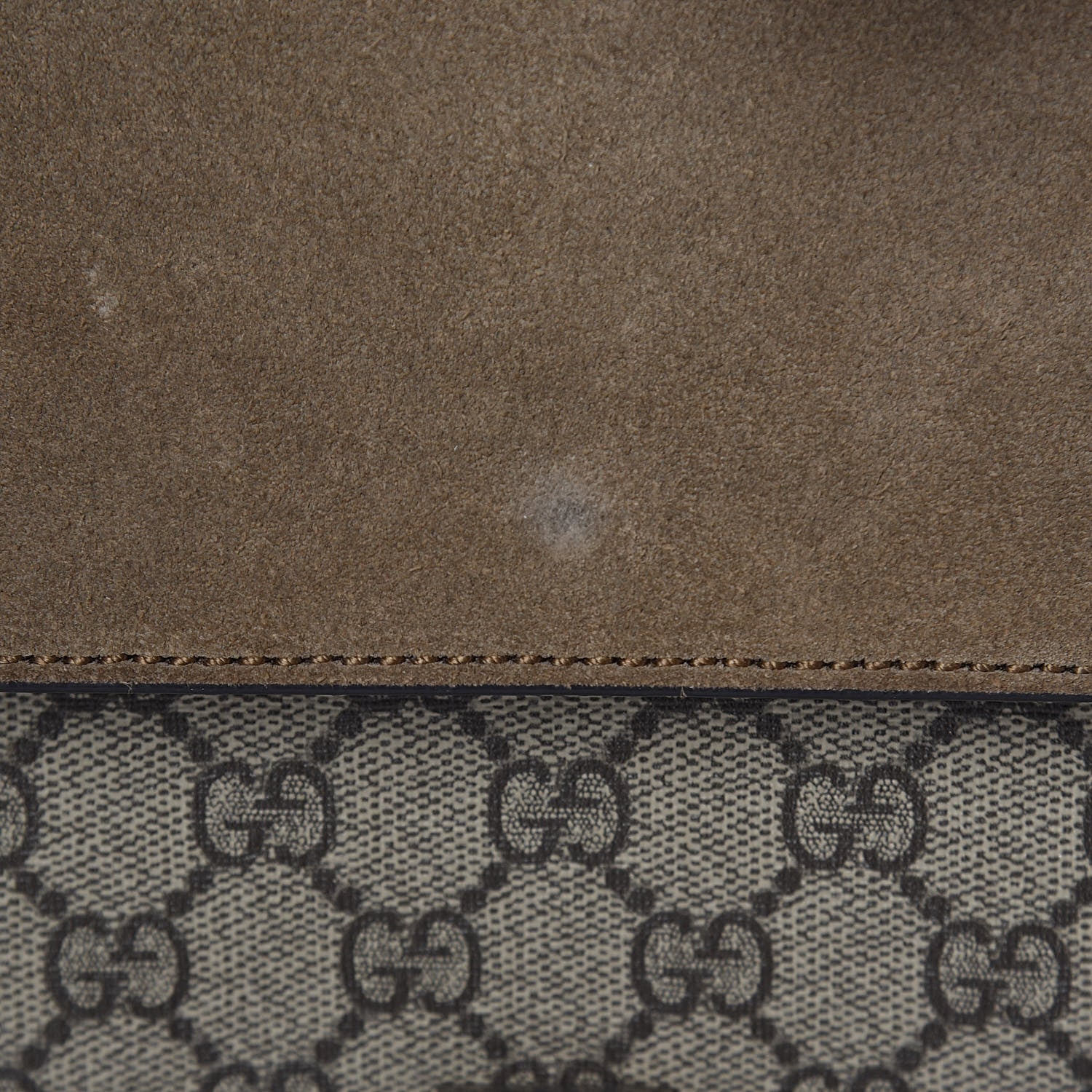 Gucci GG Supreme Monogram Small Dionysus Shoulder Bag Taupe 10 of 12