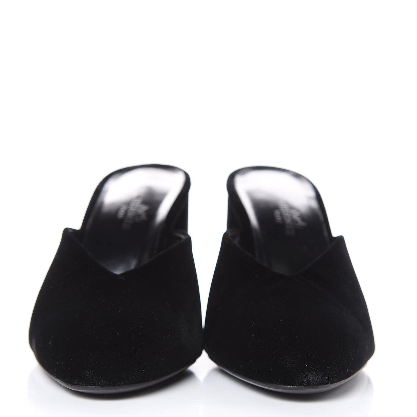 Velvet Victoria Mule 37 Black