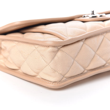 Chanel Caviar Quilted Large French Riviera Flap Beige 5 of 18