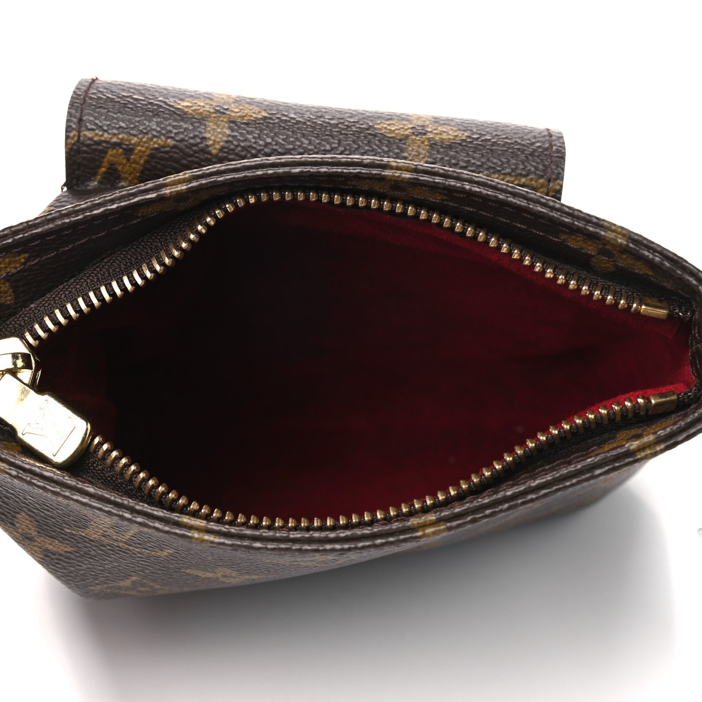 Monogram Partition Wristlet