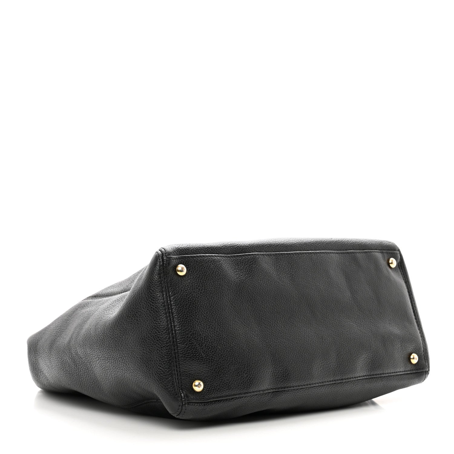 Chanel Calfskin Tall Cerf Tote Black 4 of 11