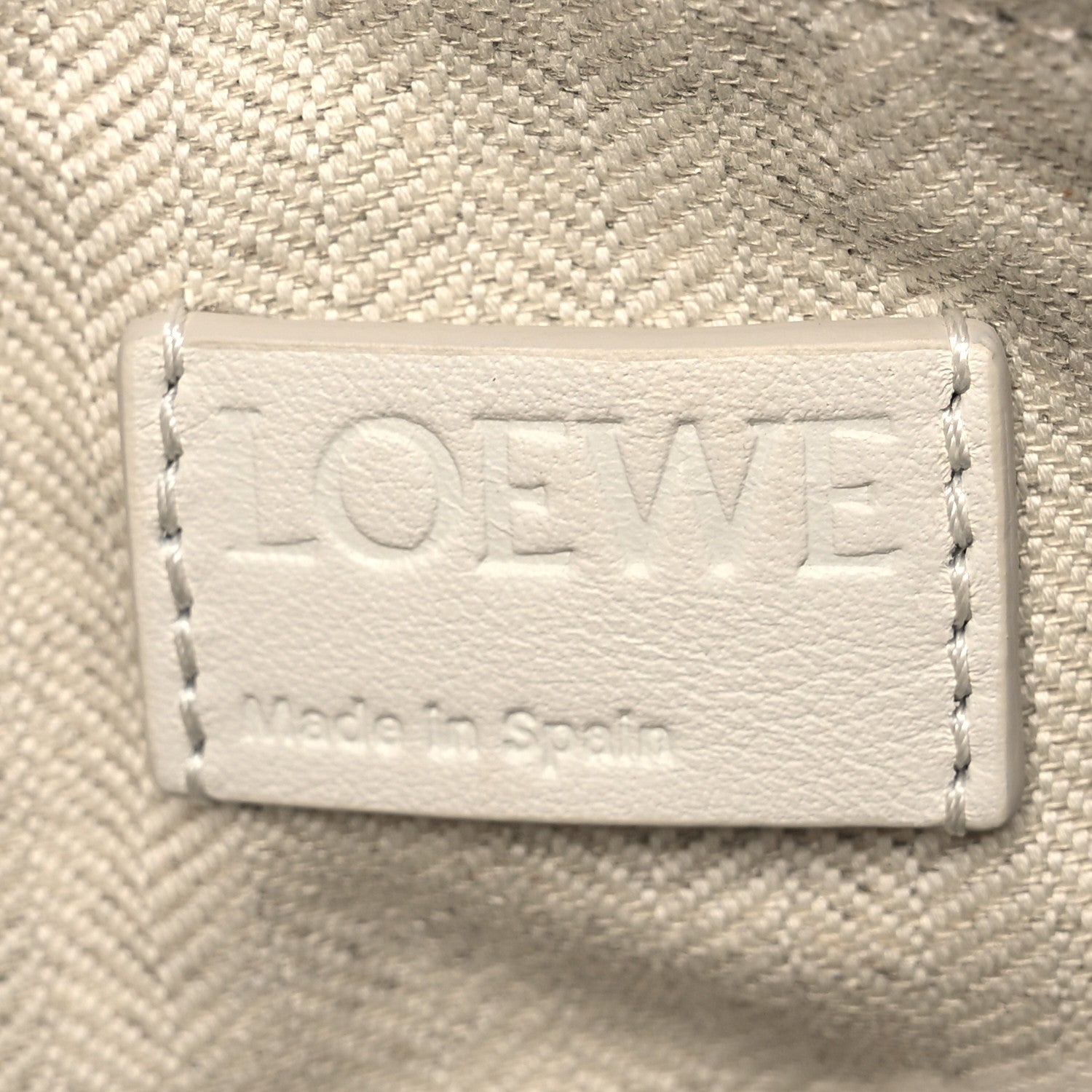 Loewe Calfskin Mini Hammock Hobo Soft White 6 of 12