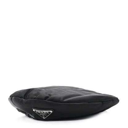 Prada Re-Nylon Metal Triangle Logo Beret L Black Black 1 of 8