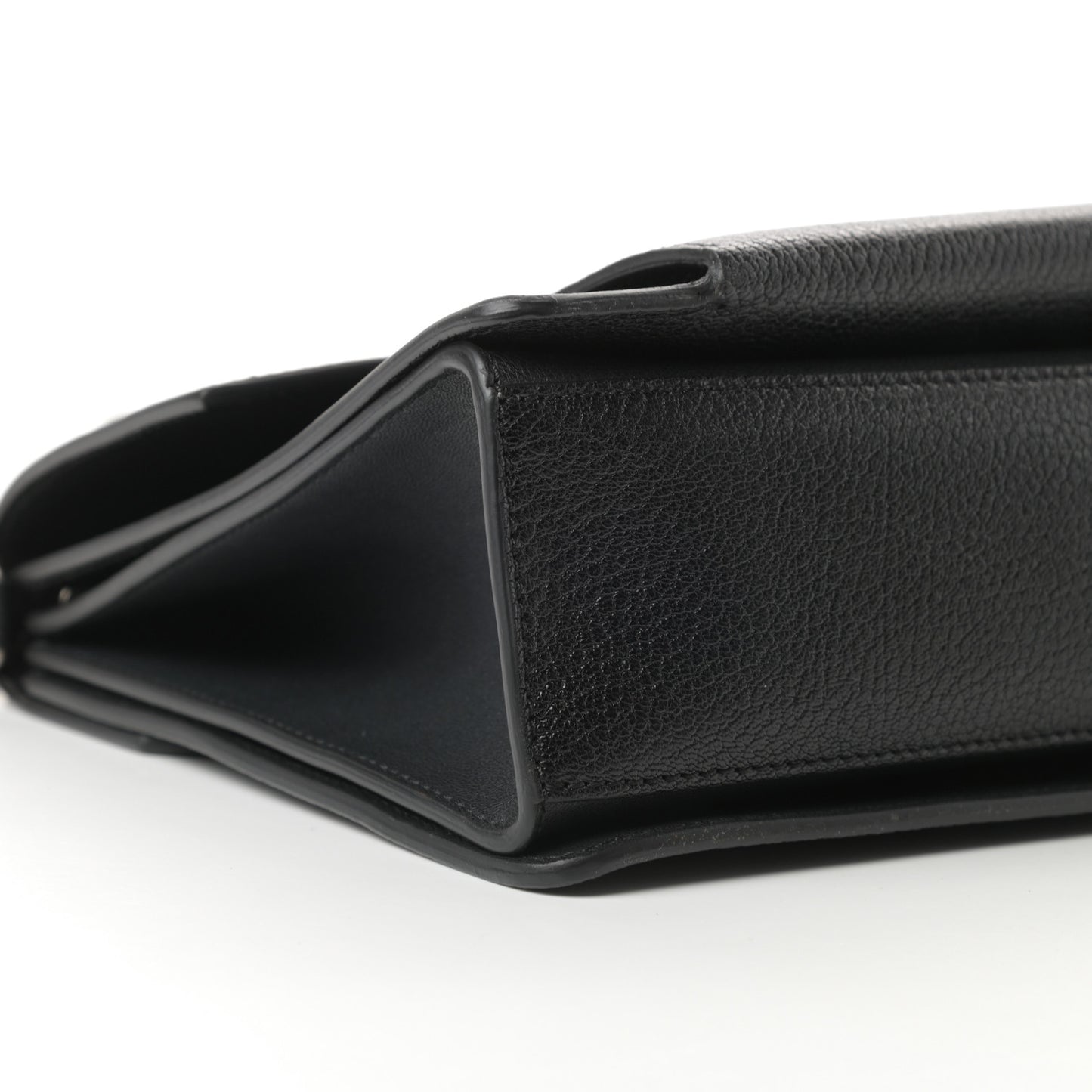 Sugar Goatskin Medium GV3 Shoulder Bag Black