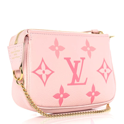 Louis Vuitton Empreinte Monogram Giant By The Pool Mini Pochette Accessories Bouton De Rose 3 of 9