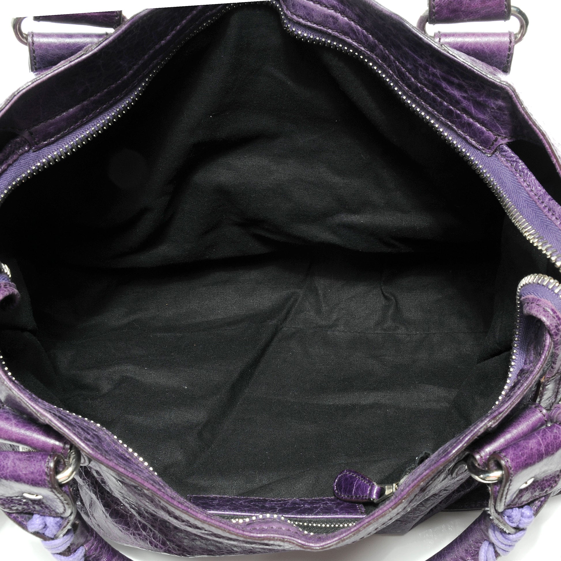 Balenciaga Agneau Giant 21 Silver Hardware City Raisin Purple 4 of 7