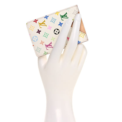Louis Vuitton Monogram Multicolor Card Holder White 2 of 6