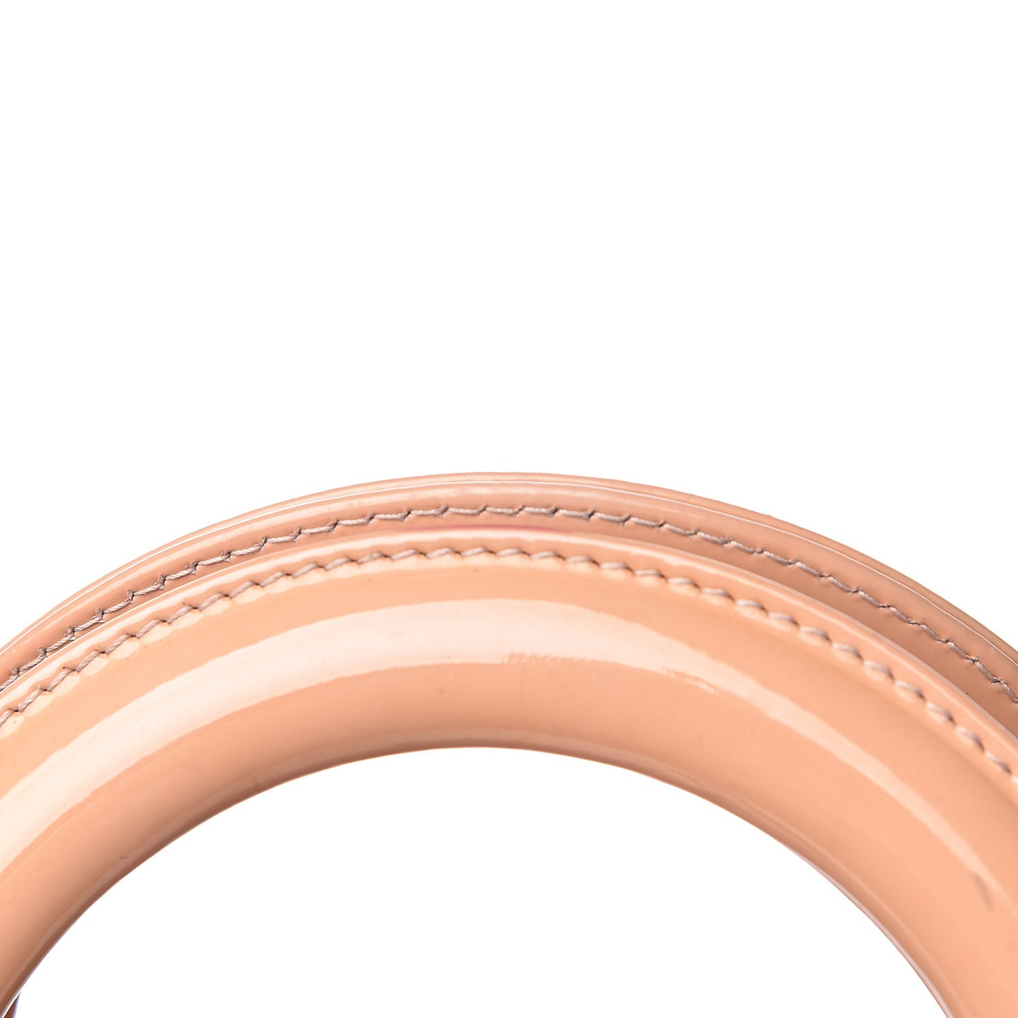 Patent Cannage Medium Lady Dior Beige