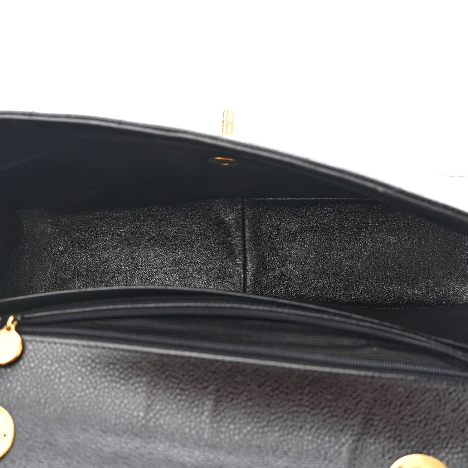 Chanel Caviar Quilted XL Jumbo Single Flap Black 4 of 9