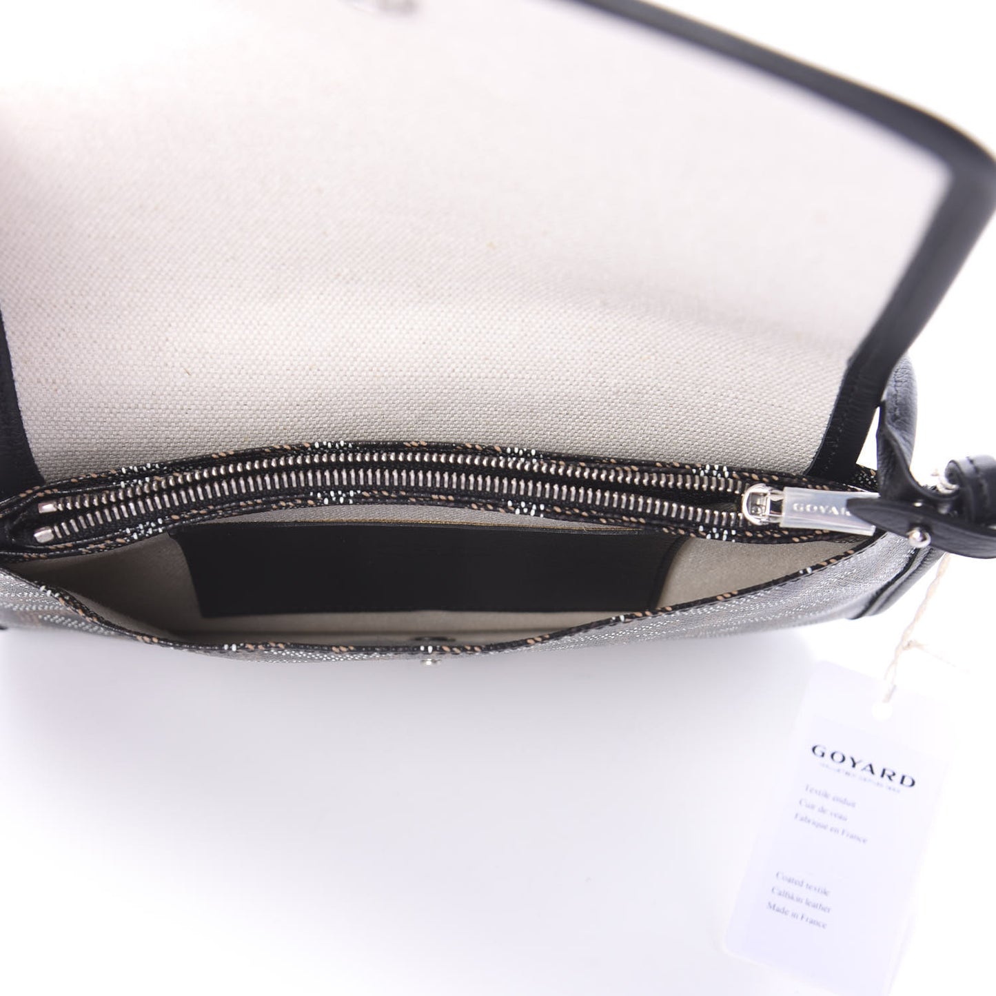 Goyardine Plumet Wallet Clutch Black