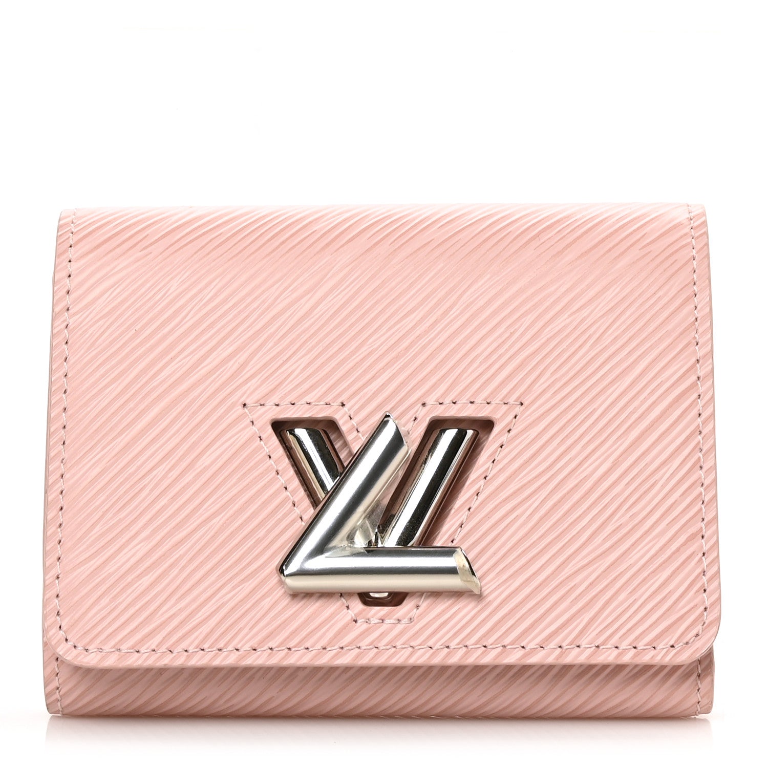 Louis Vuitton Epi Twist Compact Wallet Rose Ballerine 1 of 7