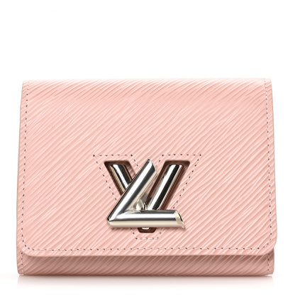 Louis Vuitton Epi Twist Compact Wallet Rose Ballerine 1 of 7