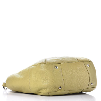 Prada Vitello Daino Side Pocket Hobo Green 4 of 22