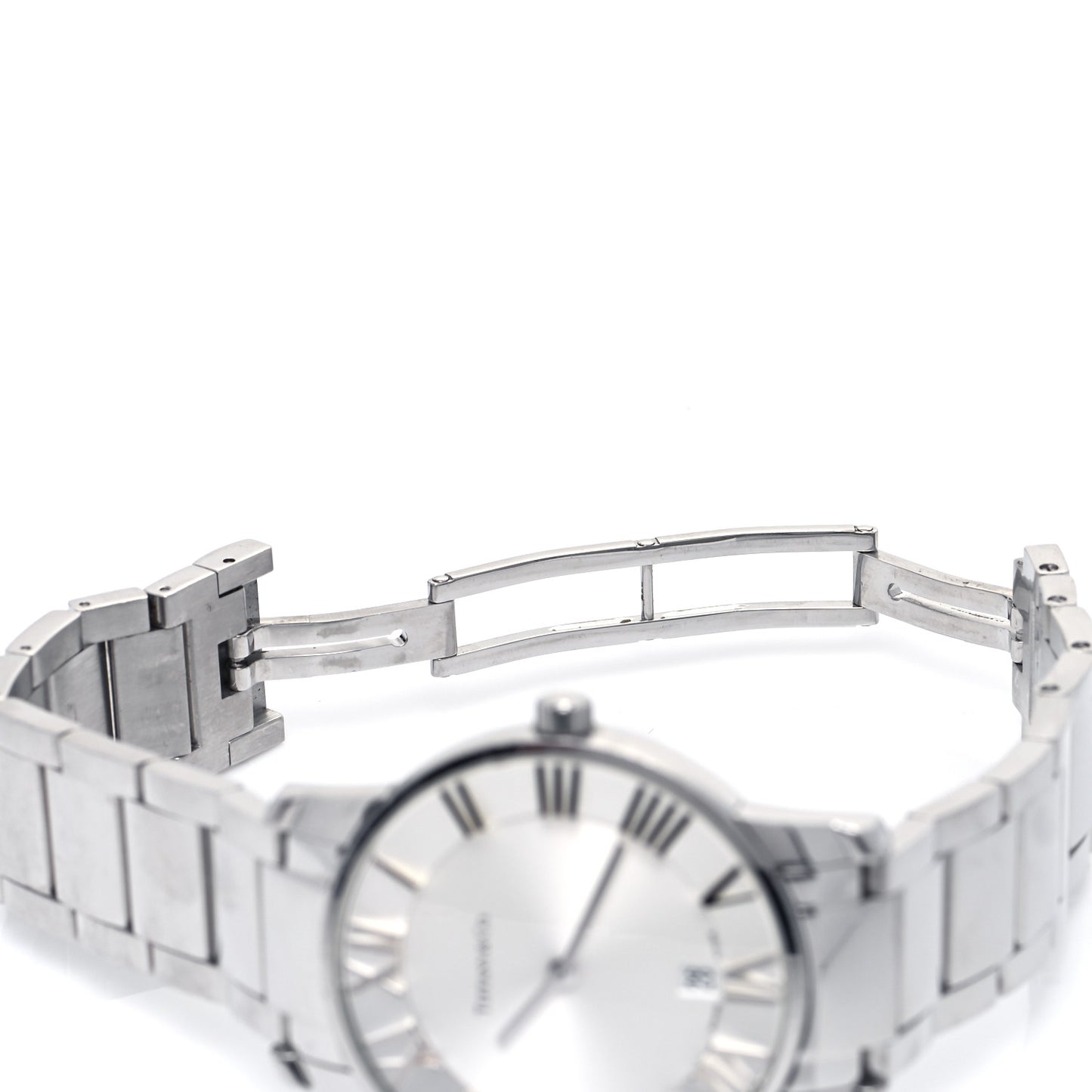 Stainless Steel 37mm Atlas 2-Hand Quartz Watch