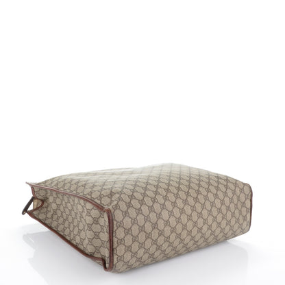 Gucci GG Plus Monogram Medium Signature Web Loop Vertical Tote Brown 4 of 7