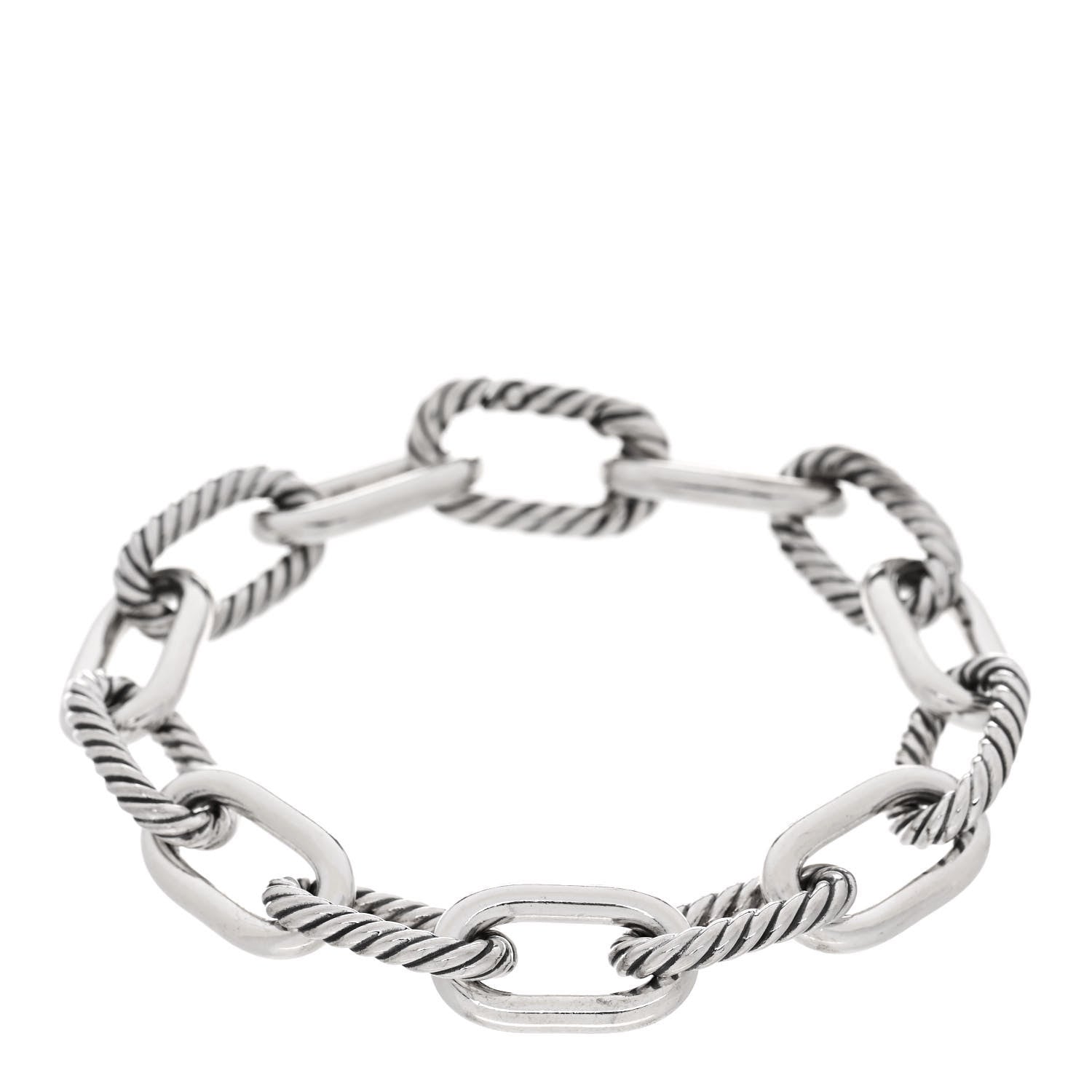David Yurman Sterling Silver 11mm Madison Chain Bracelet 1 of 3