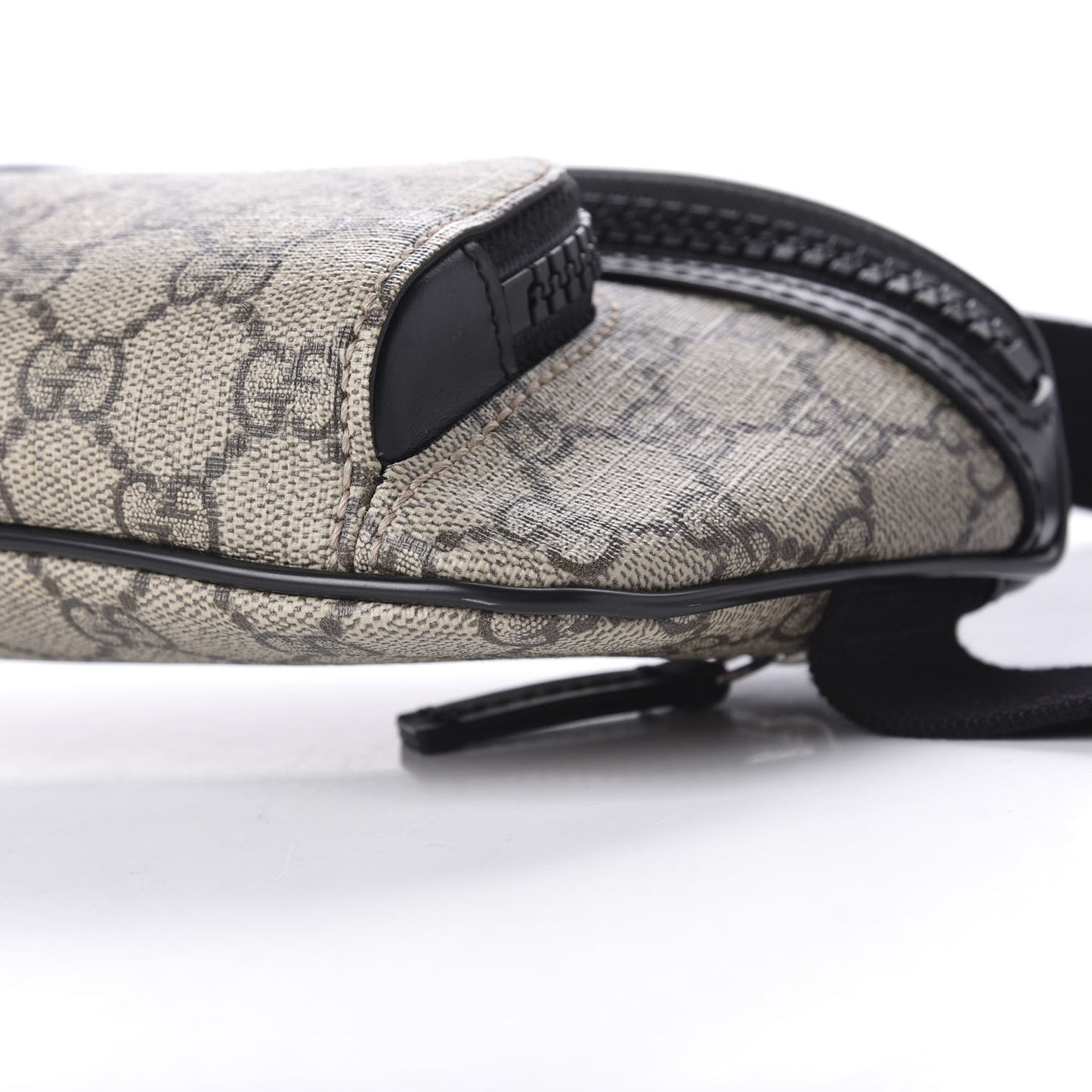 GG Supreme Monogram Belt Bag Black