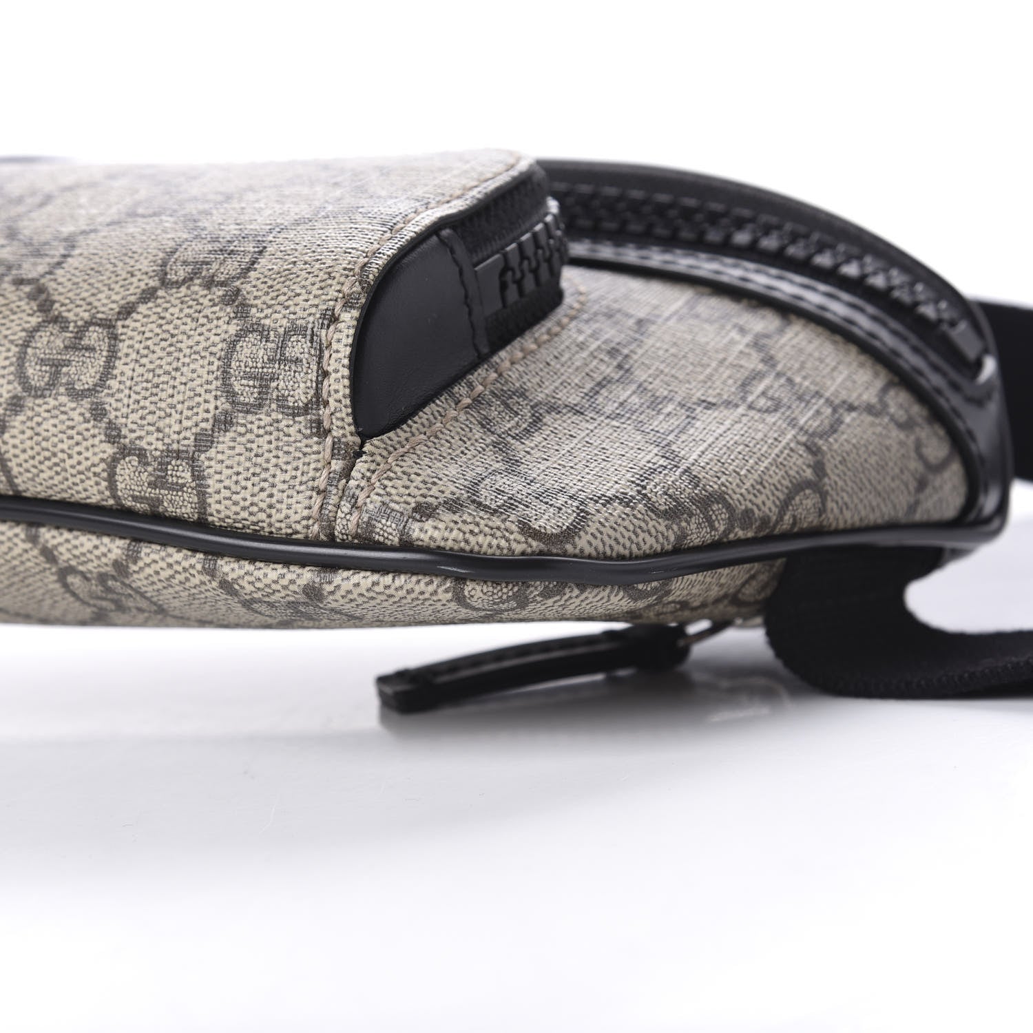 Gucci GG Supreme Monogram Belt Bag Black 9 of 10