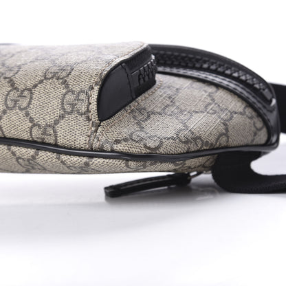 Gucci GG Supreme Monogram Belt Bag Black 9 of 10
