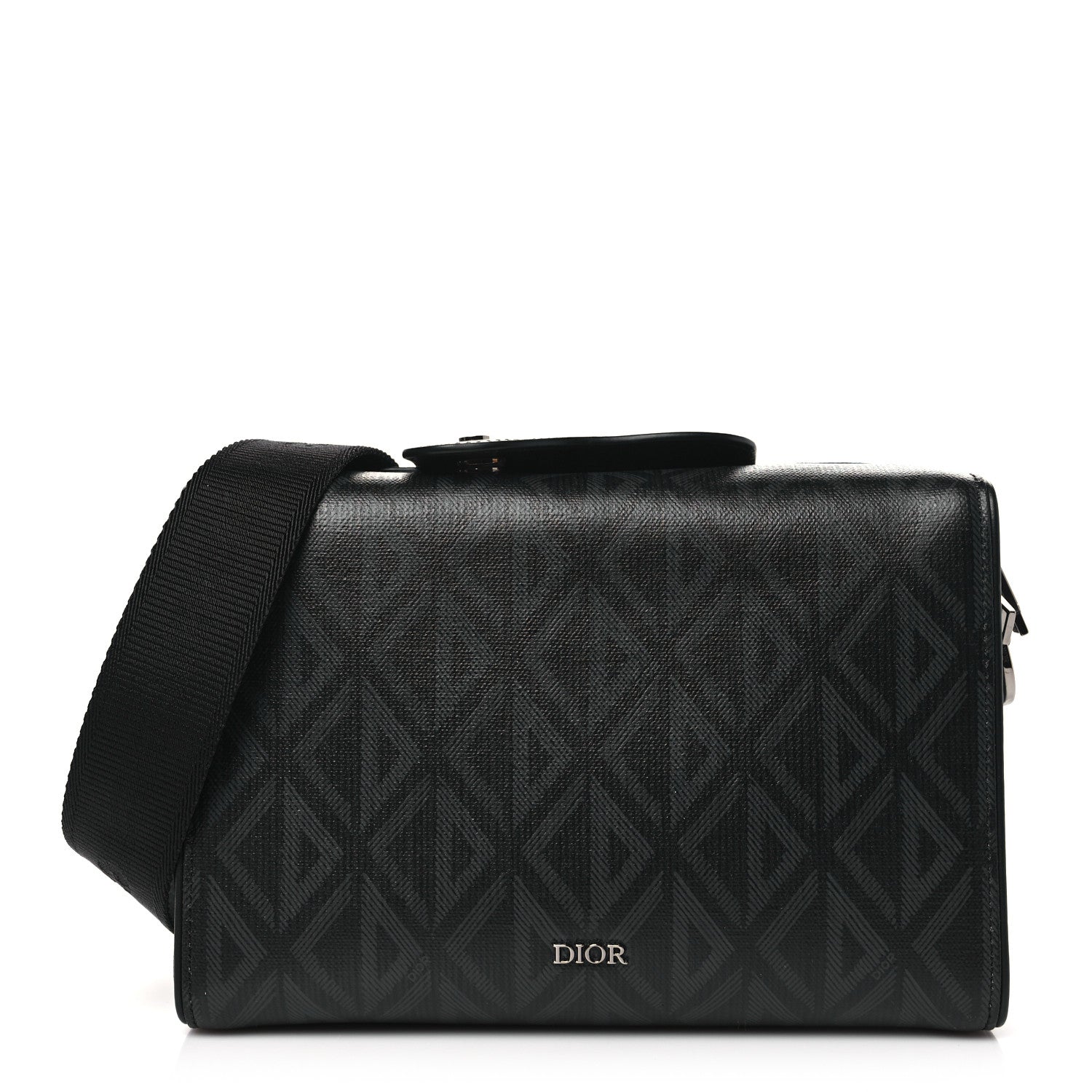 Christian Dior Canvas CD Diamond Lingot 22 Bag Black 1 of 10