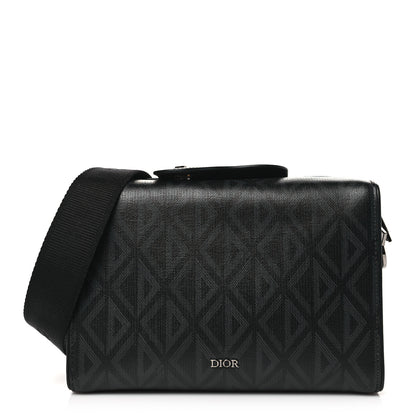 Christian Dior Canvas CD Diamond Lingot 22 Bag Black 1 of 10