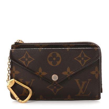 Louis Vuitton Monogram Recto Verso Card Holder Black 1 of 6