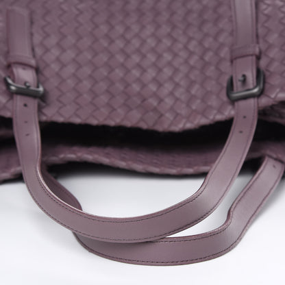 Bottega Veneta Nappa Intrecciato Large Cesta Tote Violet 11 of 12