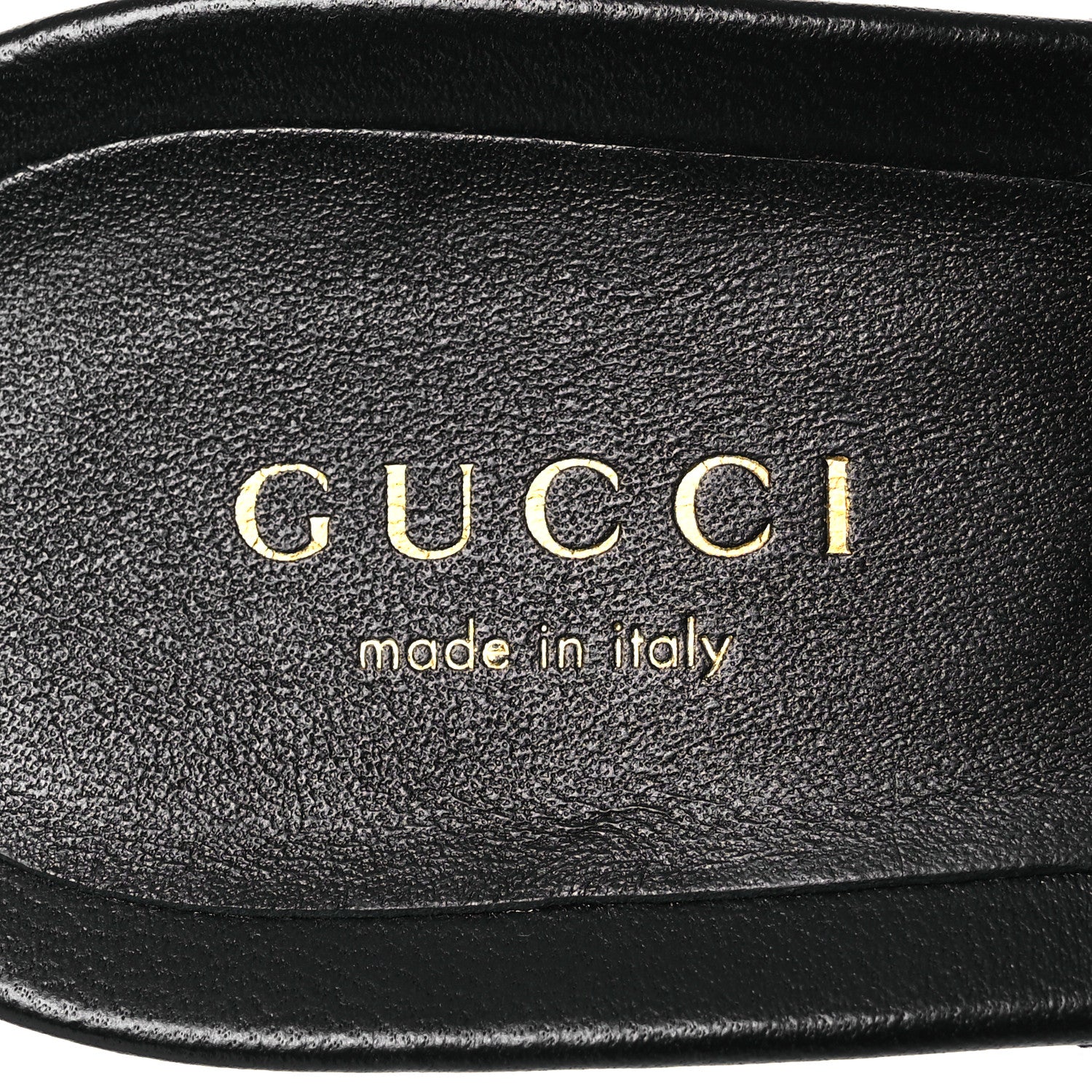 Gucci Nappa Matelasse Monochrome GG Marmont 75mm Slide Sandals 37.5 Black 9 of 11