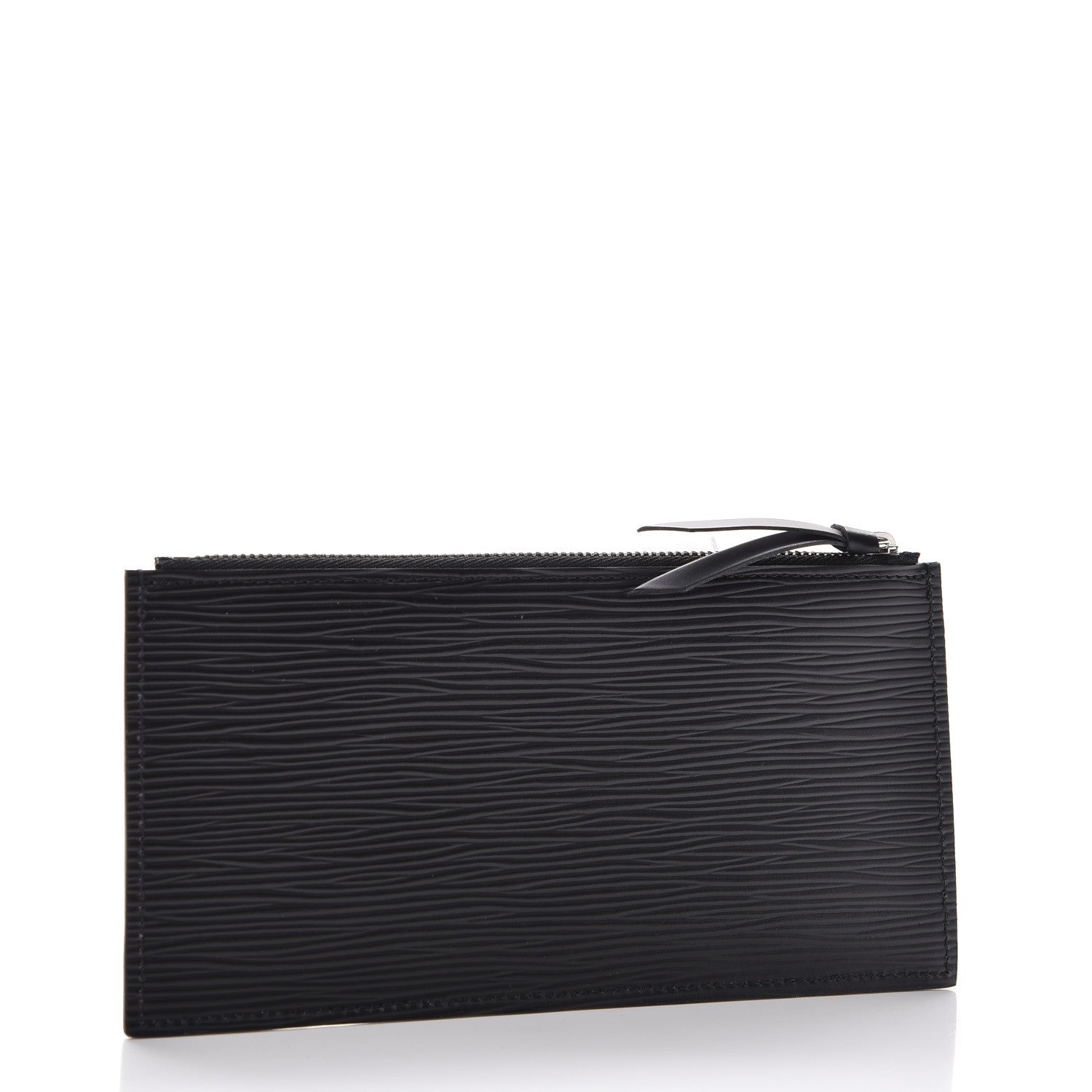 Louis Vuitton Epi Felicie Chain Wallet Zippered Insert Black 3 of 7