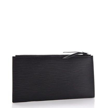Louis Vuitton Epi Felicie Chain Wallet Zippered Insert Black 3 of 7