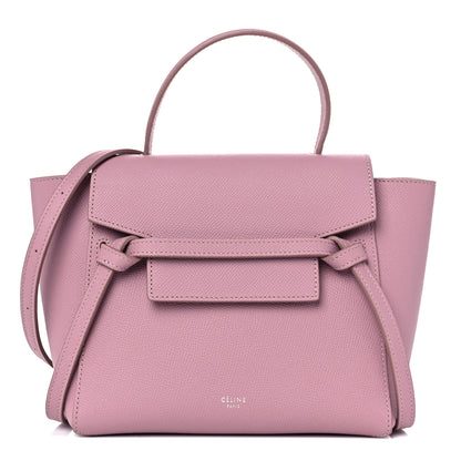 Celine Grained Calfskin Nano Belt Bag Antique Rose 1 of 11