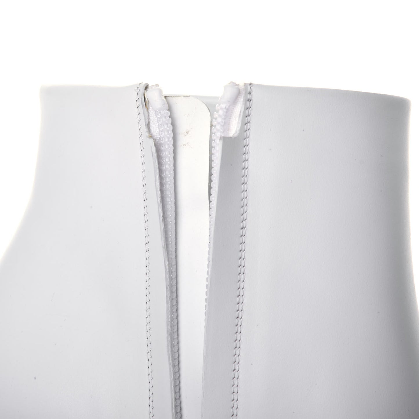 Calfskin Ankle Boots White