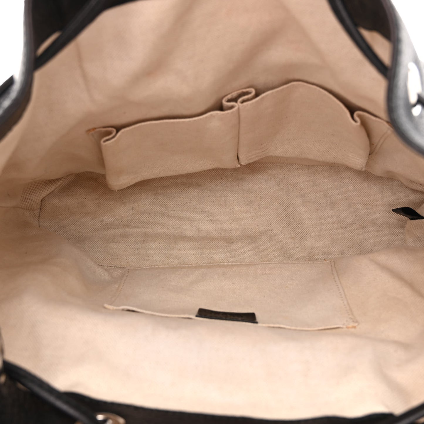Cellarius Calfskin Medium Bamboo Backpack Black