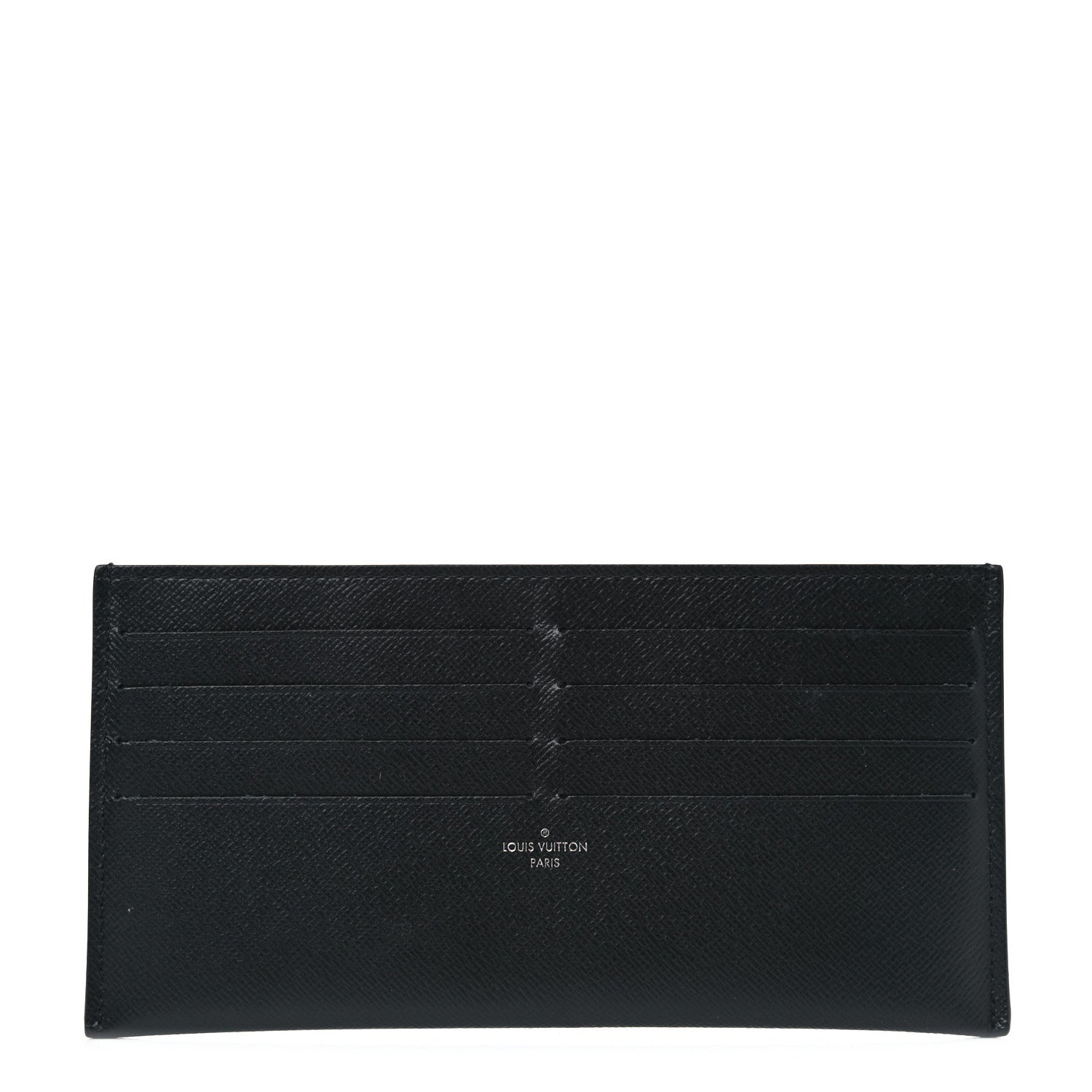 Louis Vuitton Calfskin Felicie Chain Wallet Card Holder Insert Black 1 of 4