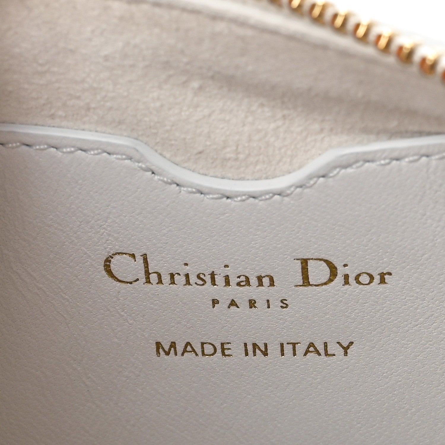 Christian Dior Lambskin Cannage Micro Dior Vibe Hobo Bag White 5 of 7