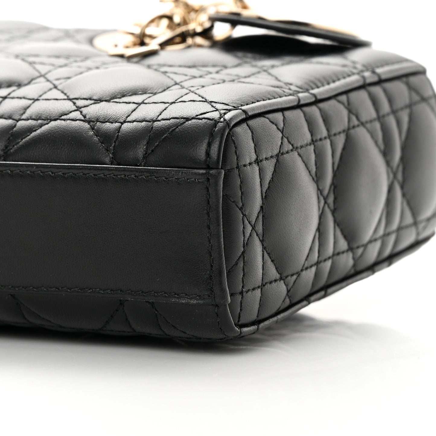Lambskin Cannage Lady D-Joy Black