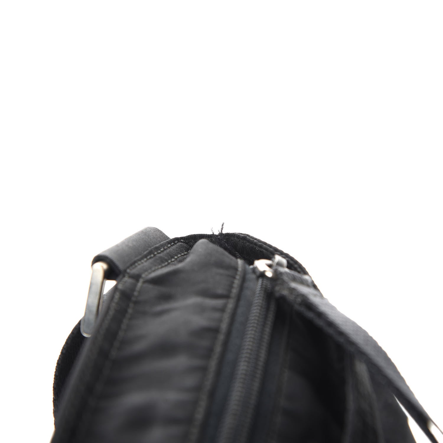 Prada Tessuto Nylon Messenger Bag Black 13 of 13